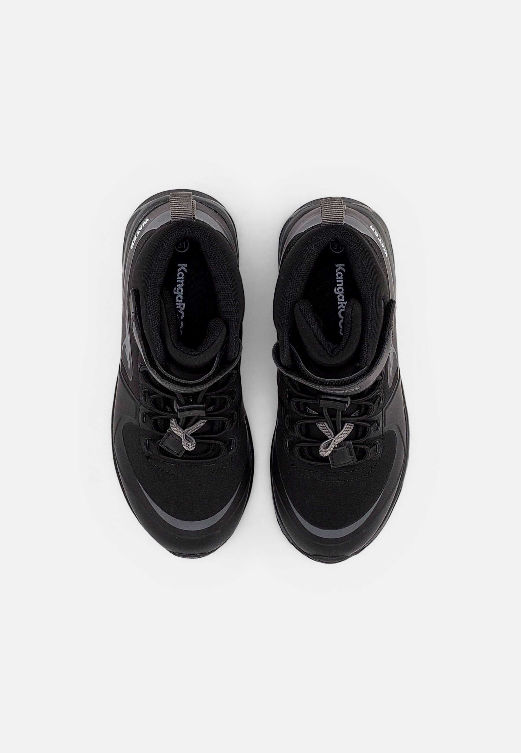KangaROOS HYDRO UNISEX - High-Top-Sneaker - Tiefschwarz/Stahlgrau