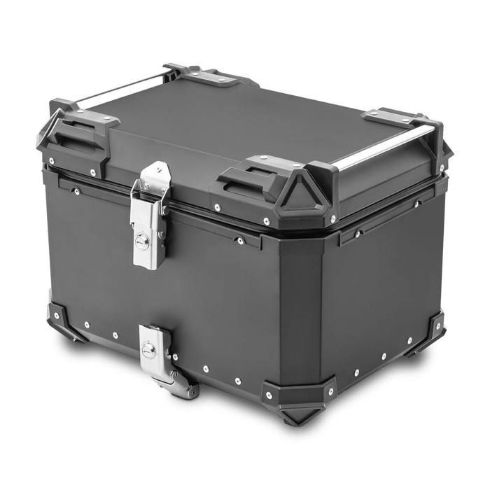 Maleta superior para motocicleta Bagtecs XB55 - Aluminio - 55 litros - Impermeable - Universal