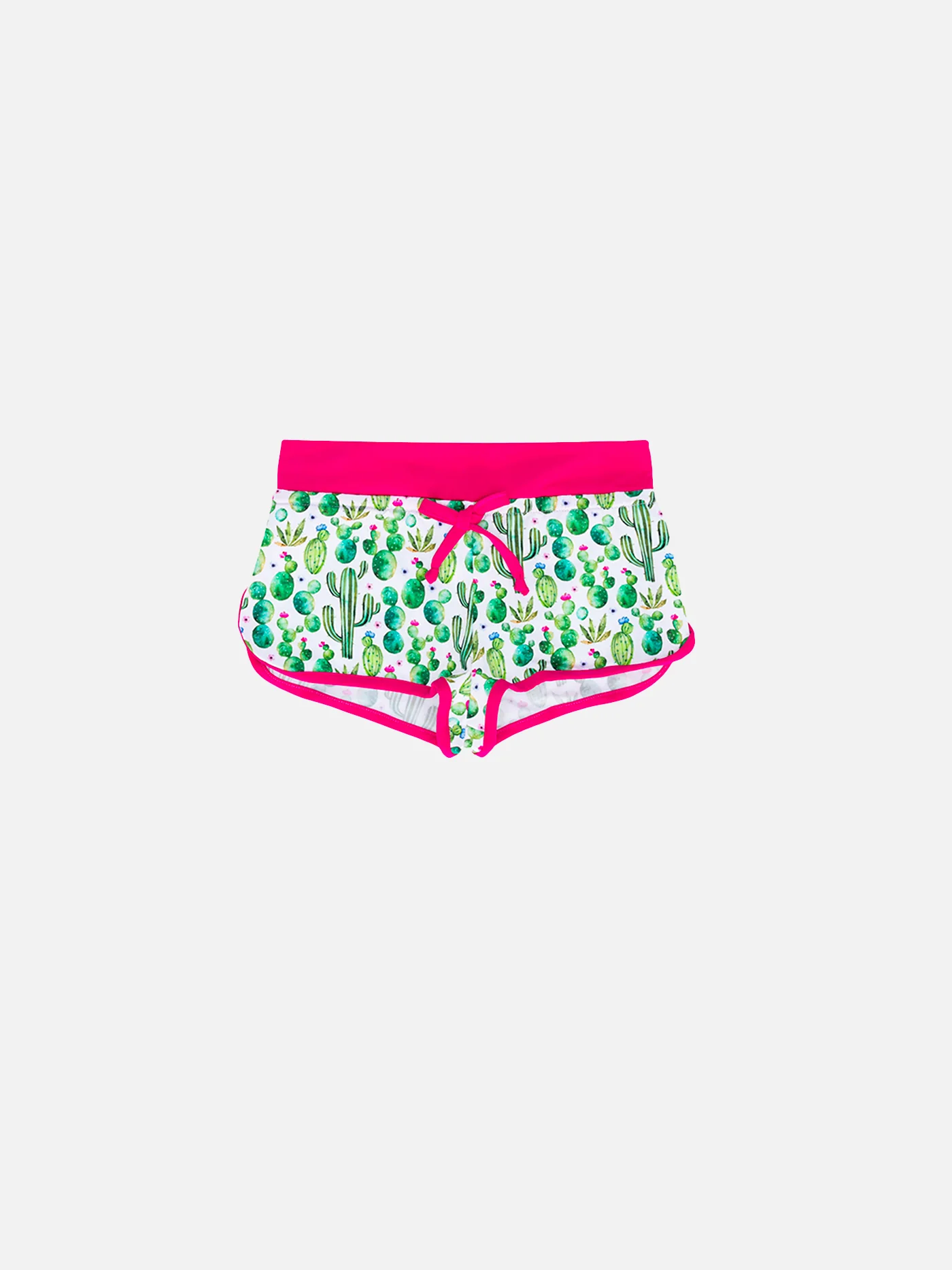 Shorts voor Bambina met een print van een doordringende plantengeur.