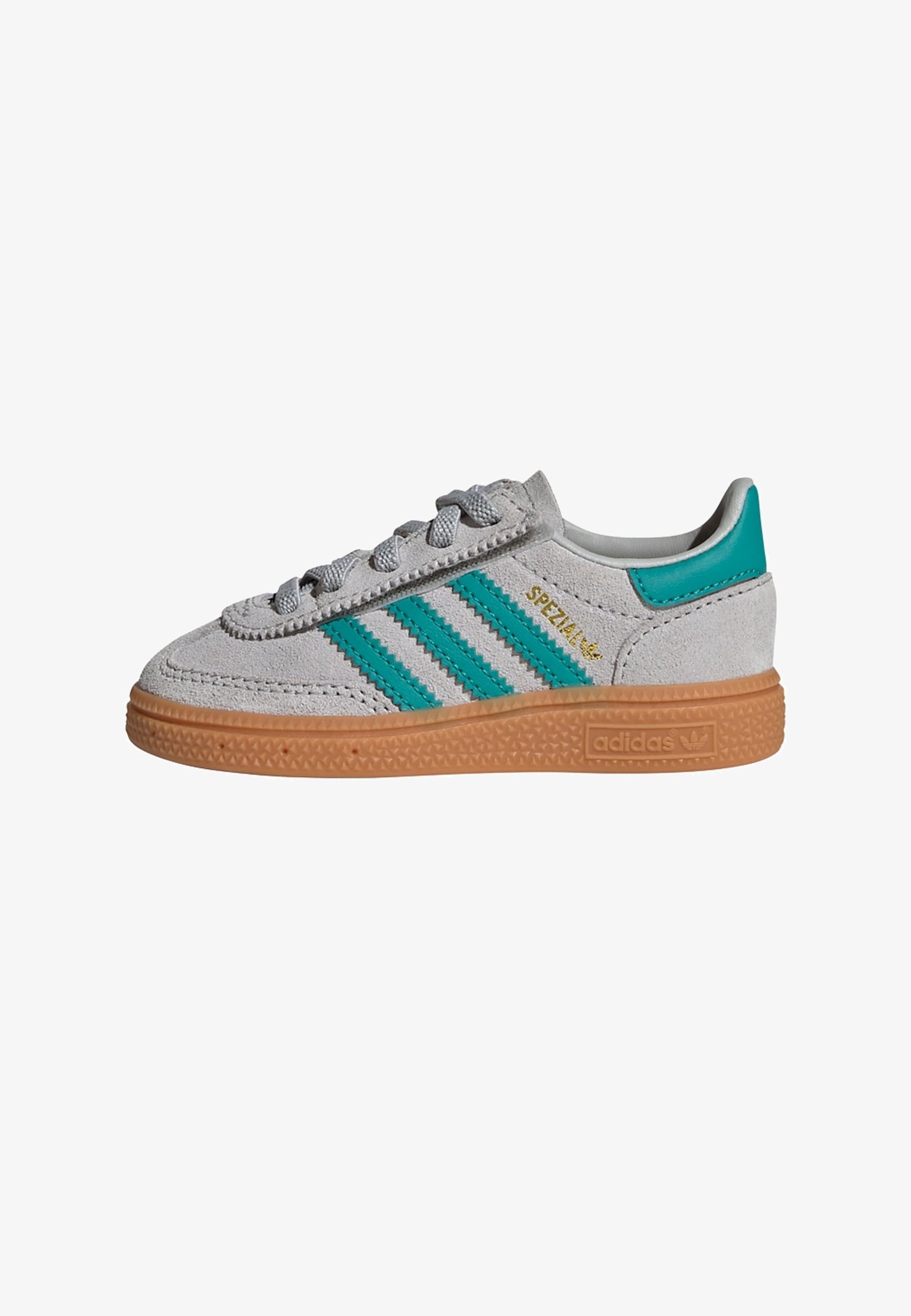 adidas Originals HANDBALL SPEZIAL UNISEX - Babyschoenen - grijs twee puur teal gum
