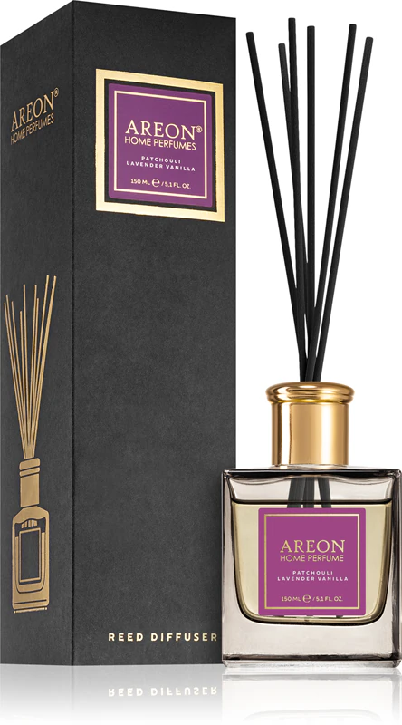 Difusor de aroma recarregável Areon Home Black Patchouli Lavender Vanilla