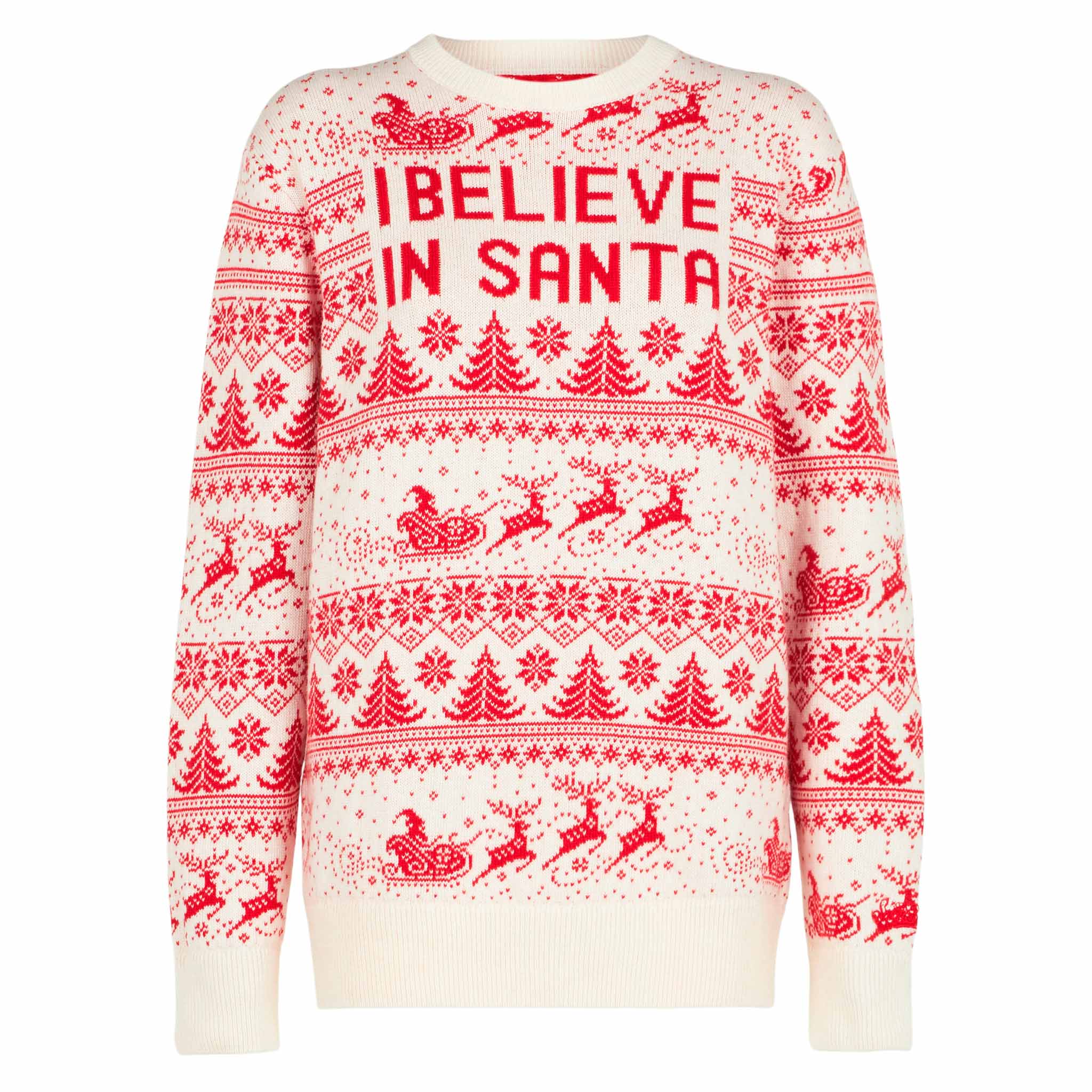 Pull blanc pour homme avec imprimé de Noël