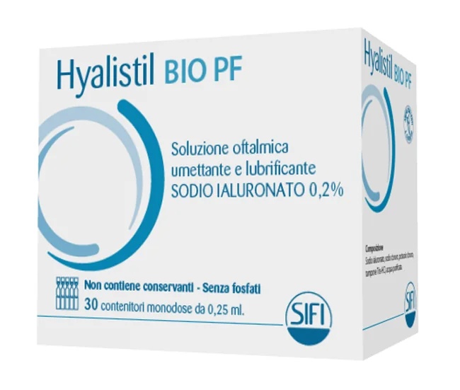 HYALISTIL Hyalistil Bio PF 0,2 % hyaluronate de sodium 30 flacons Lubrifiant hydratant Solution ophtalmique