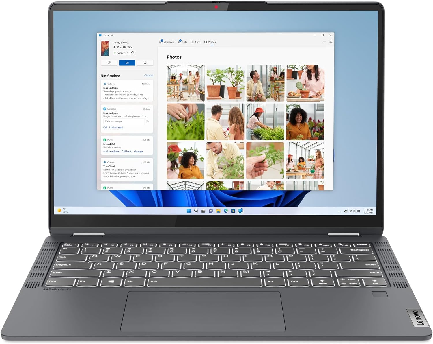 Lenovo IdeaPad Flex 5i - (2023) - Jokapäiväiseen käyttöön tarkoitettu kannettava - 2-in-1-kannettava - Windows 11-14