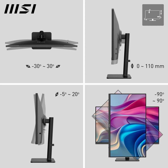 Monitor - MSI - Modern MD272UPHG - 27 inch - 3840 x 2160 - 1 ms - IPS