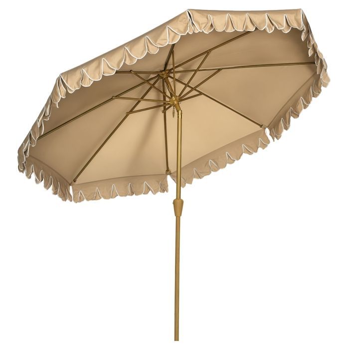 Outsunny - Parasol - Polyester - 264x264x240cm - Kaki