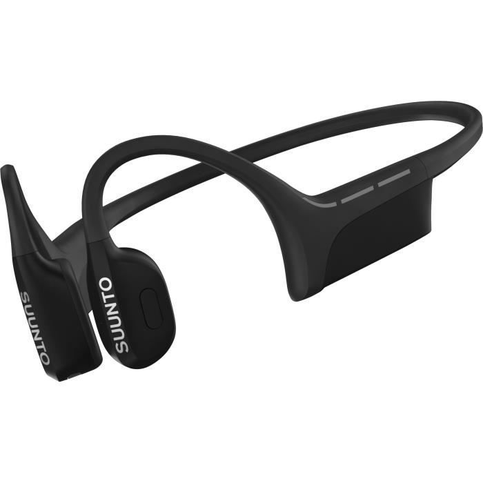 Cuffie sportive wireless SUUNTO Wing - Conduzione ossea - Power bank incluso - Nere