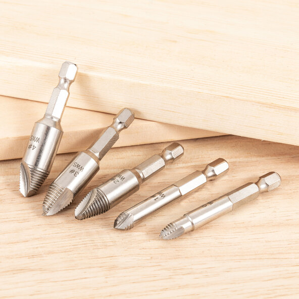 Screw remover set