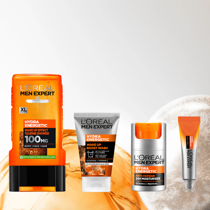 L'Oréal Paris Men Expert Hydra: Cuidado energético que elimina o inchaço e as olheiras.