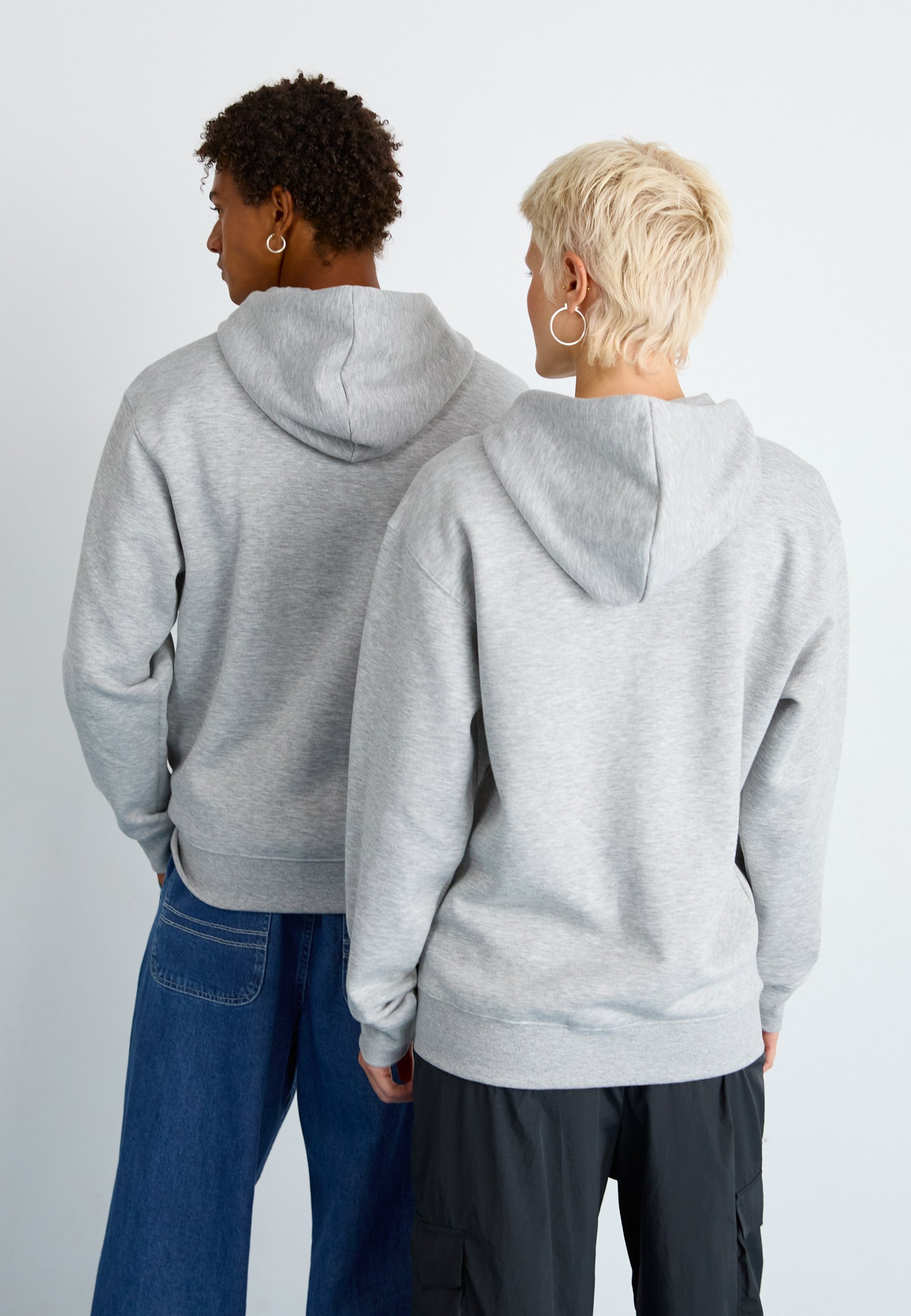 New Balance SPORT ESSENTIALS LOGO FULL ZIP UNISEX - Sweatshirt met rits - sportief grijs