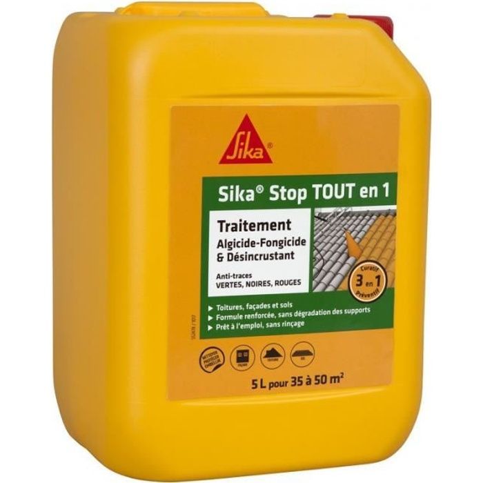 Traitement curatif et désincrustant SIKA - Sika Stop Tout en 1 - 5L