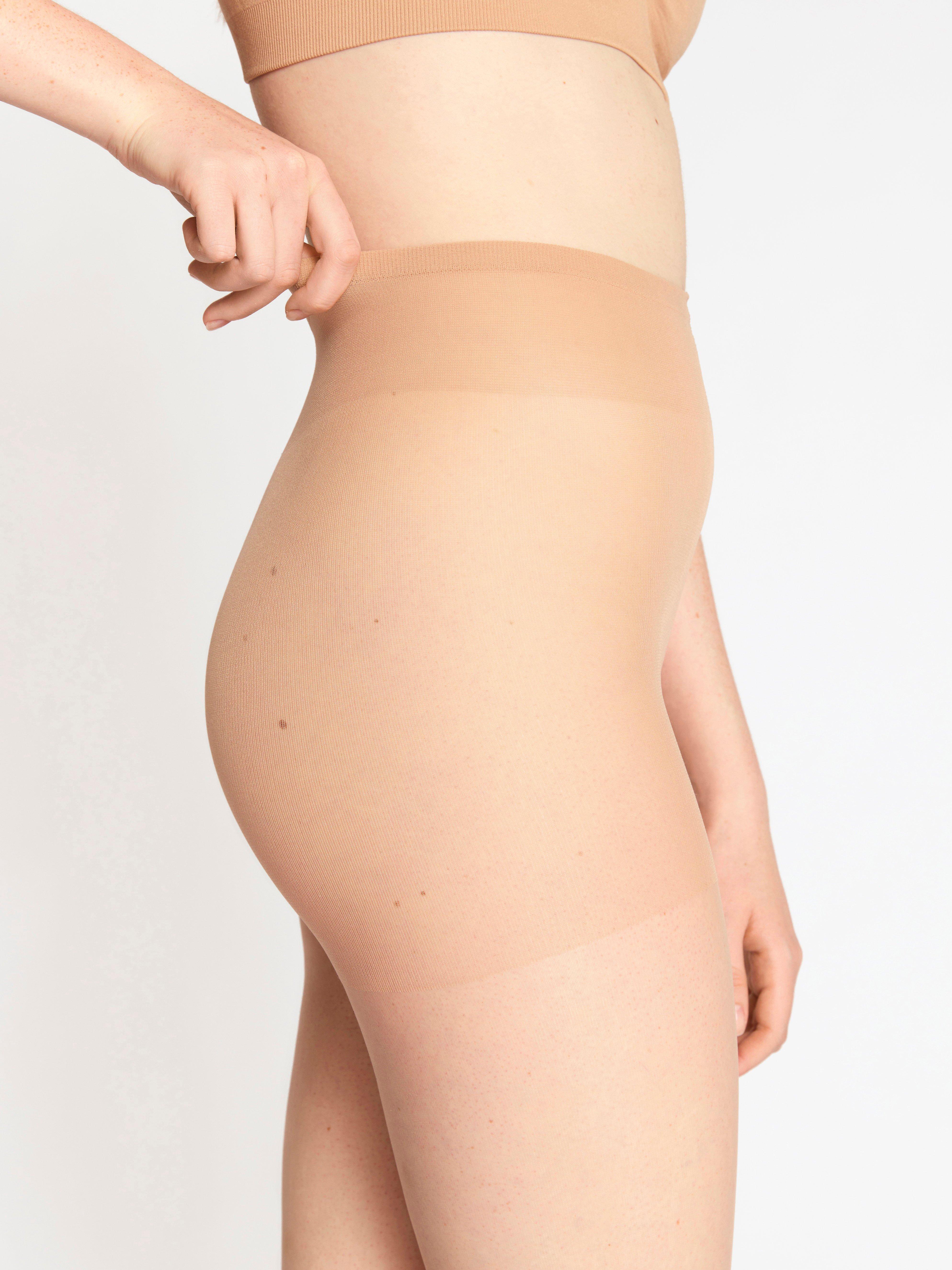 Cintura confort semi brillo strumpbyxor 15 denier Marfil