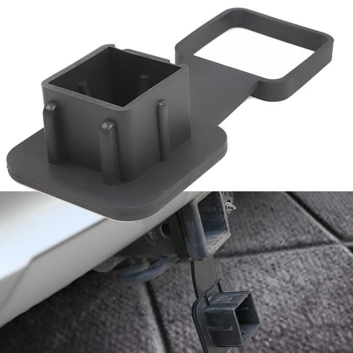 Cubierta protectora para enganche de remolque, compatible con receptores de remolque universales de forma cuadrada.
