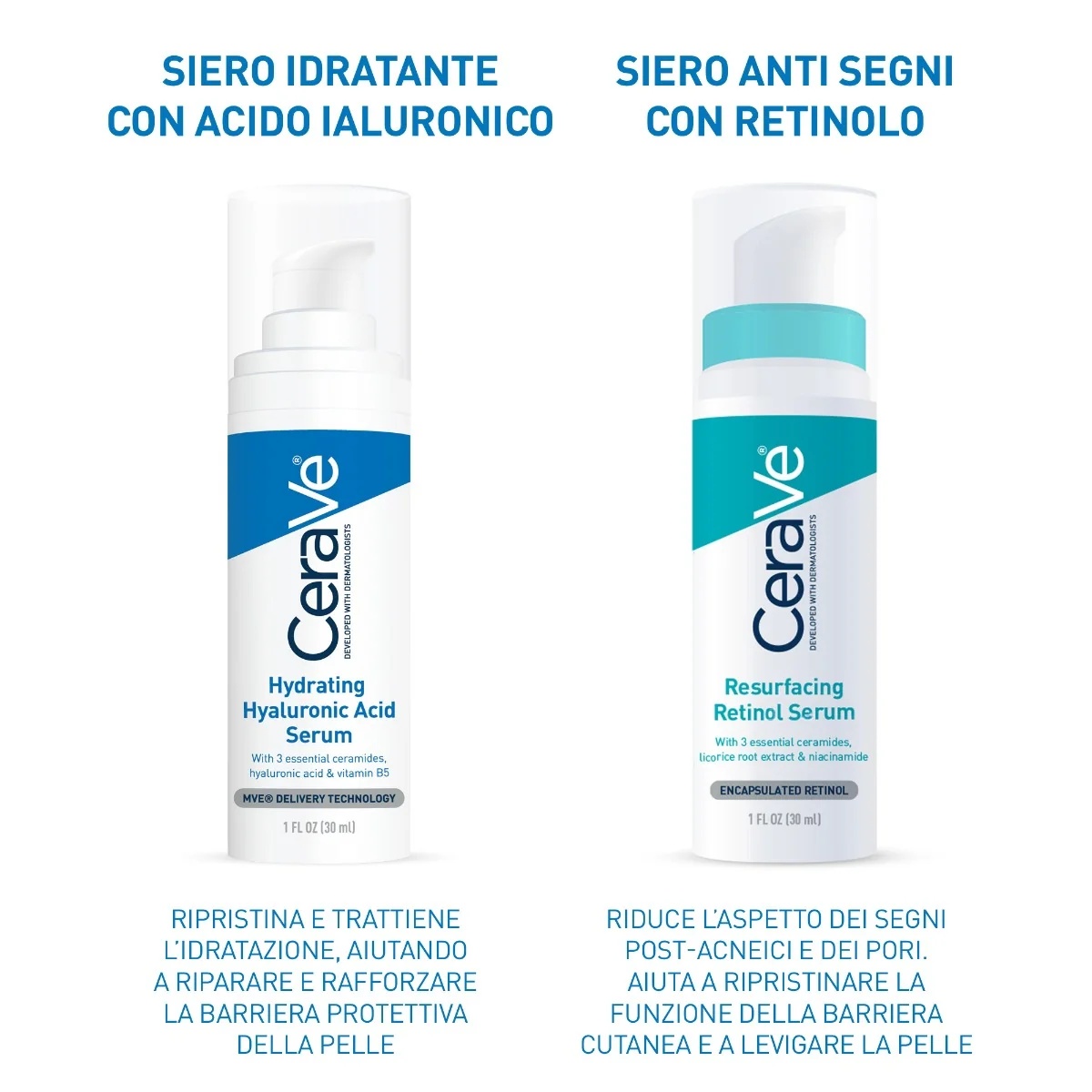 CERAVE Feuchtigkeitsserum mit Hyaluronsäure 30 ml – Feuchtigkeitsspendende Wirkung