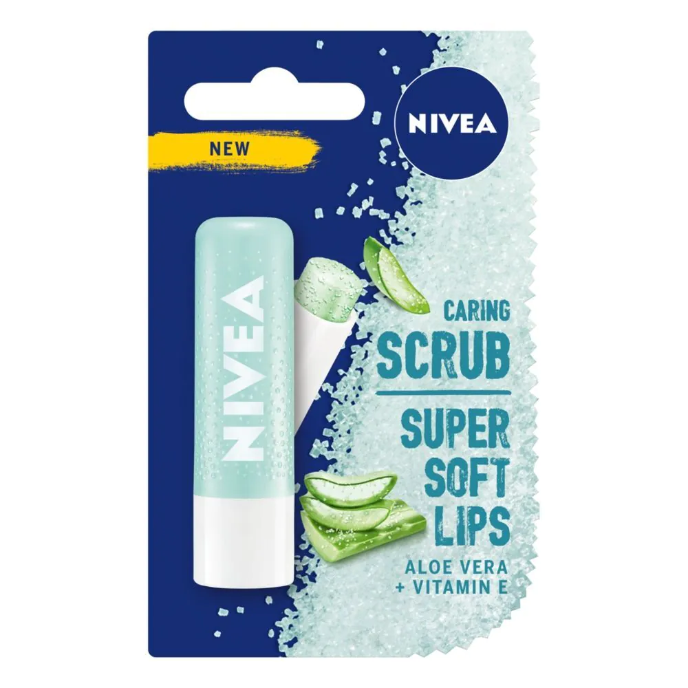 Nivea Pielęgnujący Peeling do ust w Sztyfcie Aloes