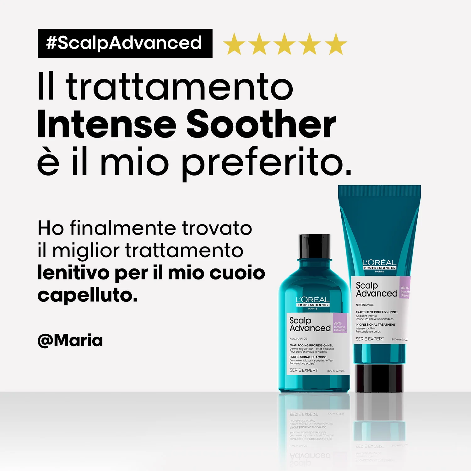 SERIE EXPERT New Scalp Advanced Trattamento Intense Soother Anti-Discomfort - Balsamo Purificante Capelli