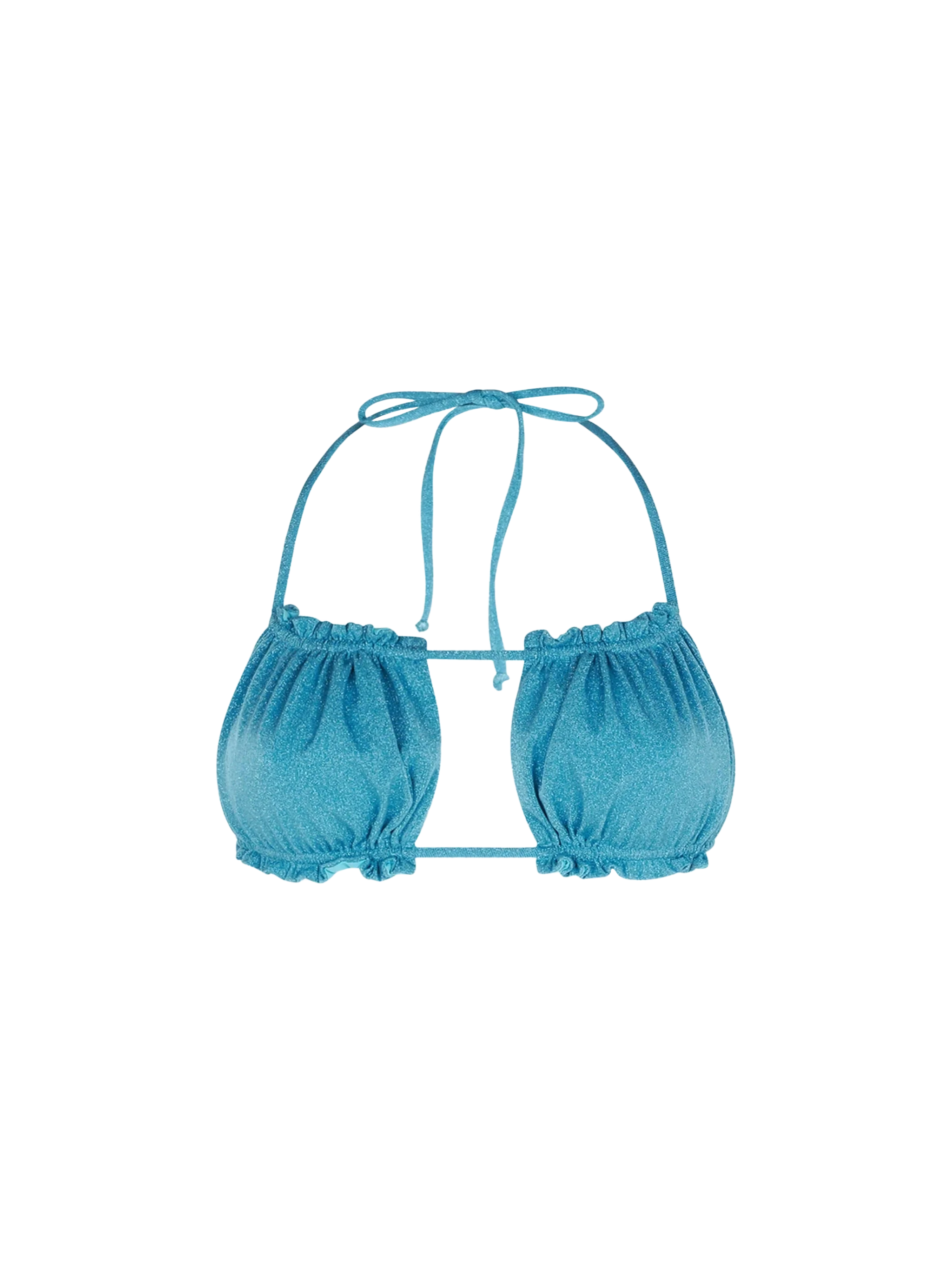 Maillot de bain bandeau pour femme en lurex
