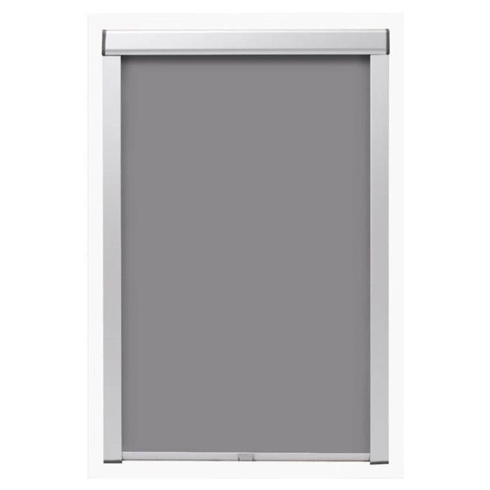 vidaXL Store Occultant Roulant Plissé Gris MK04 Auvent de Fenêtre Rideau 133495