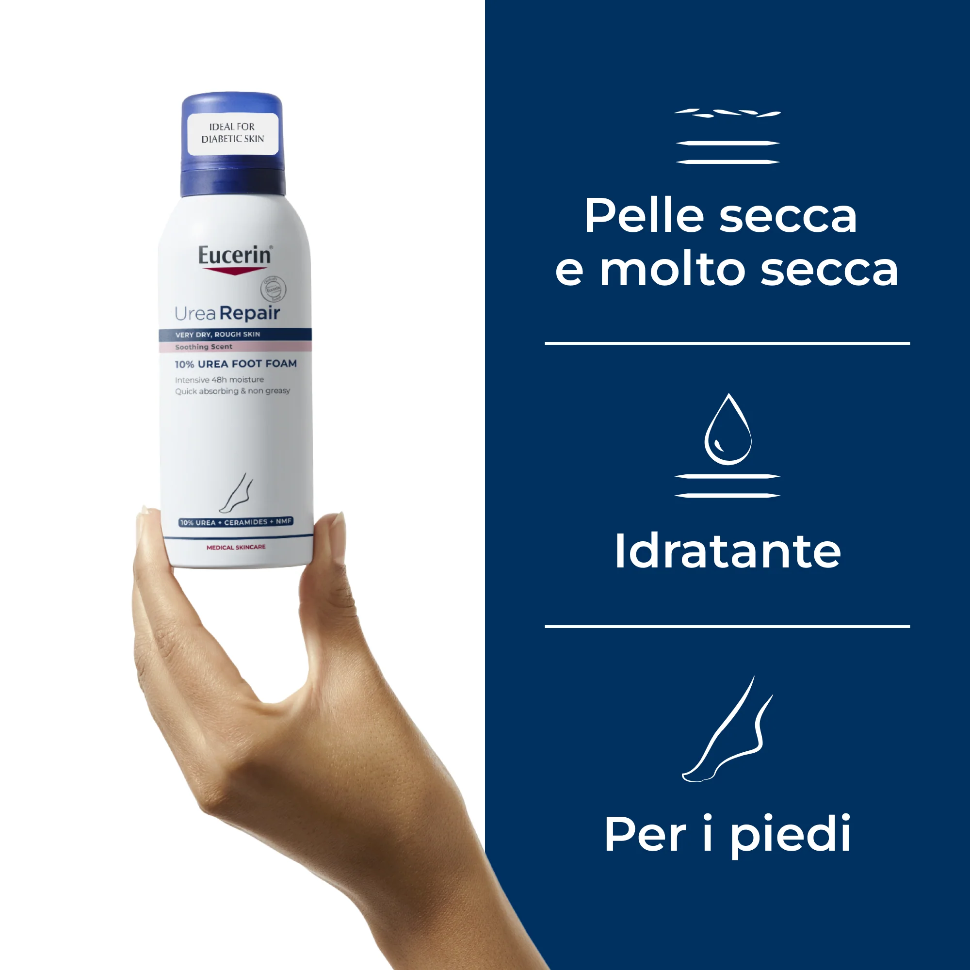UreaRepair UreaRepair PLUS 10% Urea Mousse Piedi - Trattamento Piedi