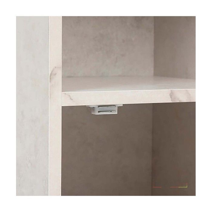 Colonna contenitore con ripiani estraibili e 2 ante - Lunghezza 32 x Profondità 30 x Altezza 194 cm