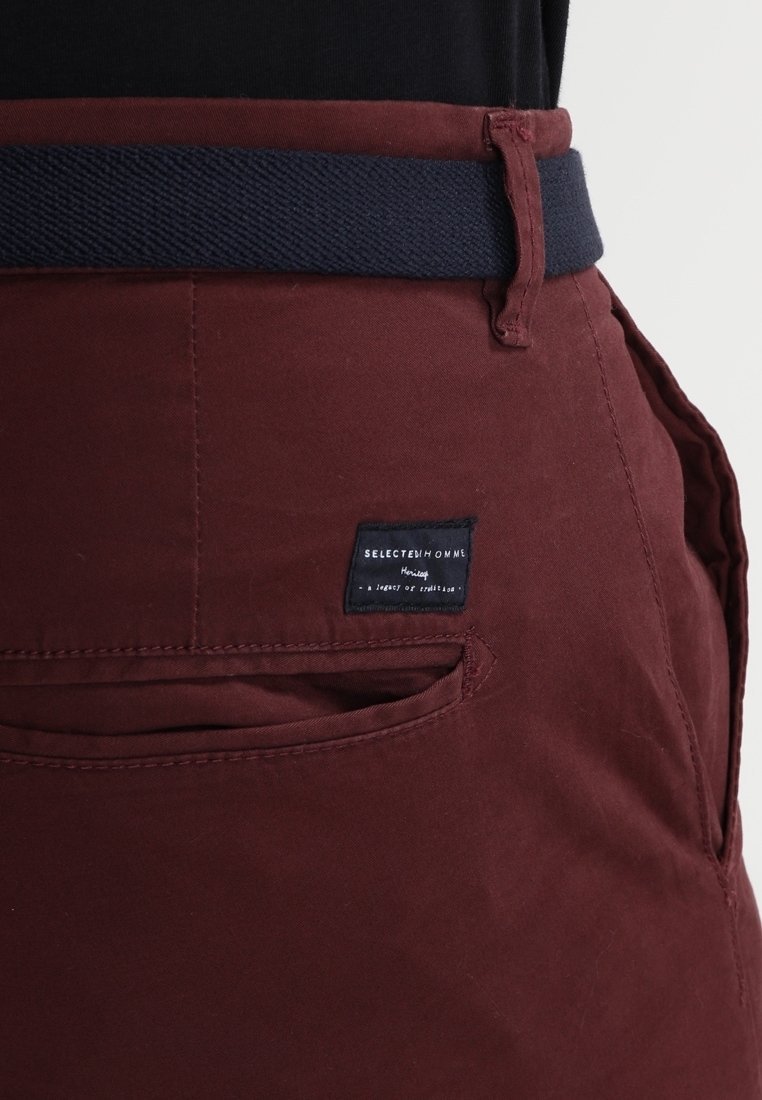 Chinos pour homme sélectionnés - bordeaux