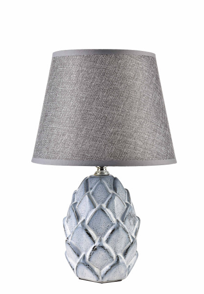 Lampa stołowa LETI GREY 10x10x30cm