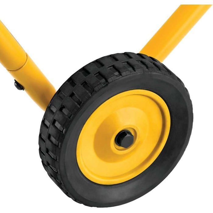 Piètement roulant universel - DEWALT - DE7260XJ - Adaptable à toutes scies - Support jusqu'à 2.4 m - Pneumatique