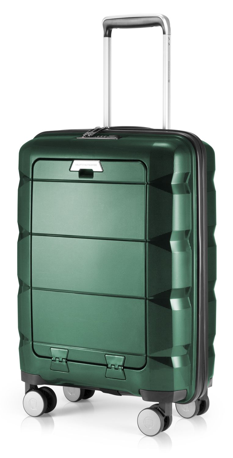 Britz - käsimatkatavaroiden kova laukku, TSA, 55 cm, 34 litraa tummanvihreä