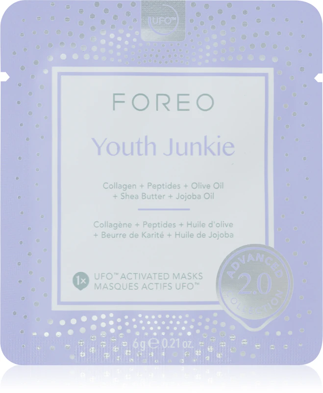 Máscara facial antienvelhecimento FOREO UFO™ Youth Junkie