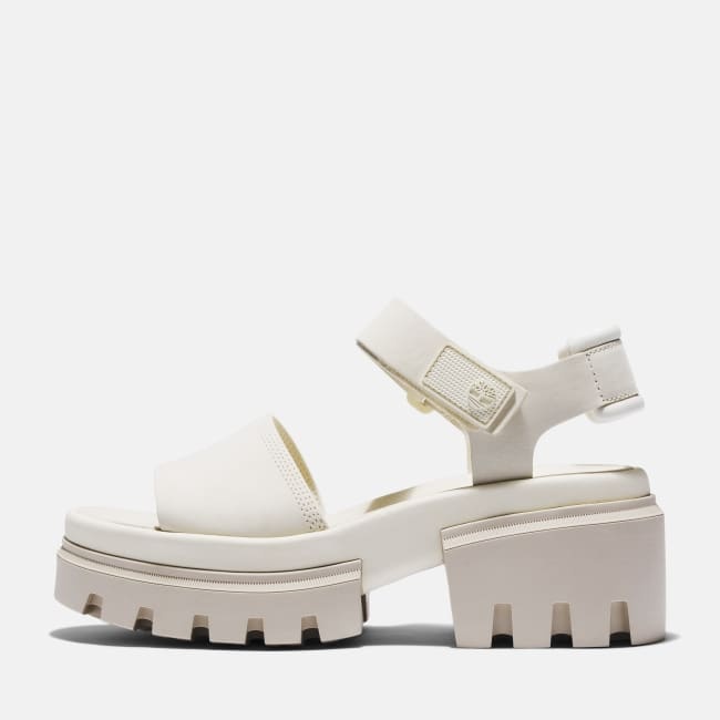 Sandalo a Doppia Fascia Everleigh da Donna in                bianco