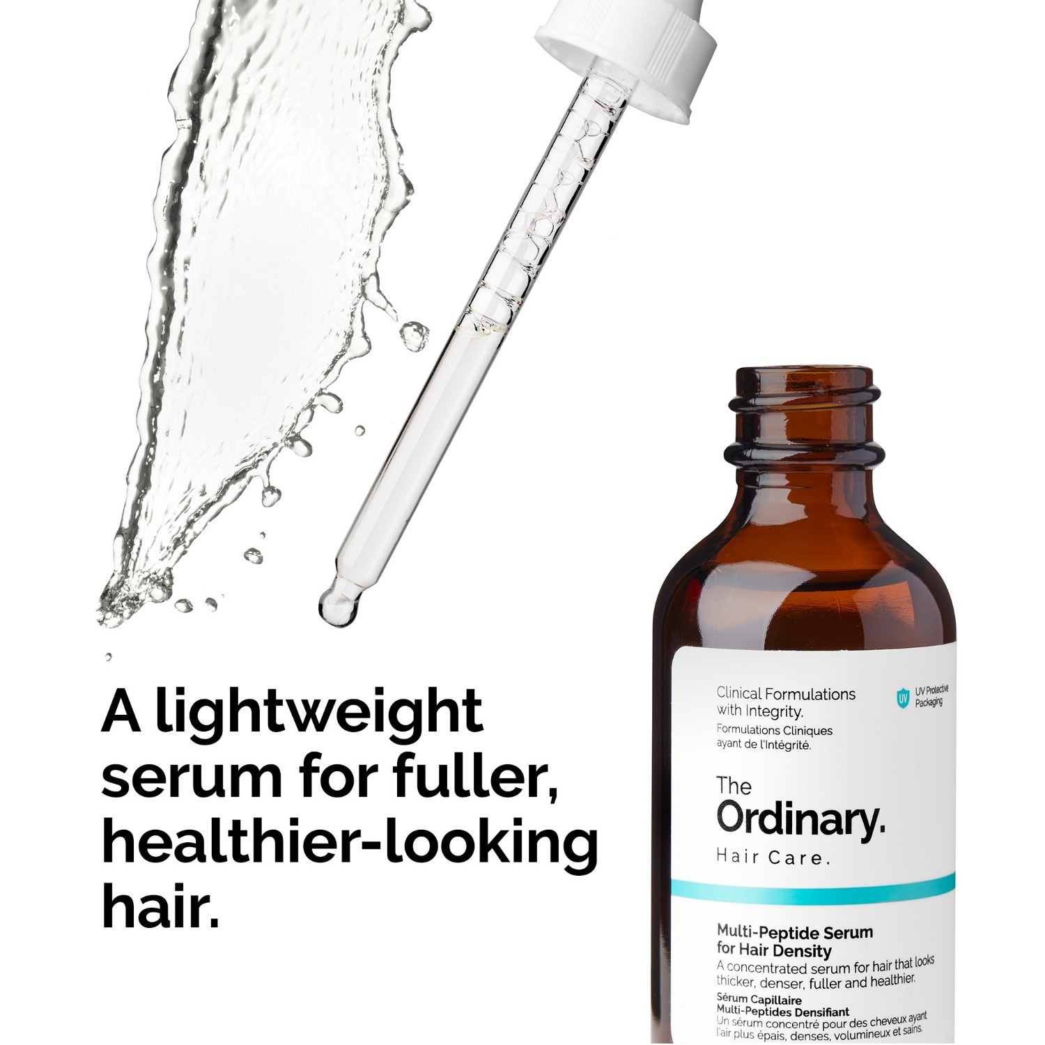 The Ordinary vlasové sérum proti pupienkam multipeptidové sérum pre hustejšie vlasy - 60 ml