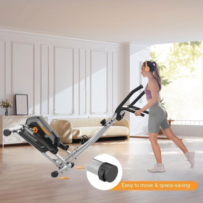 New elliptical trainer - with Bluetooth app - 16 levels of magnetic resistance - multi-function LCD screen - quiet