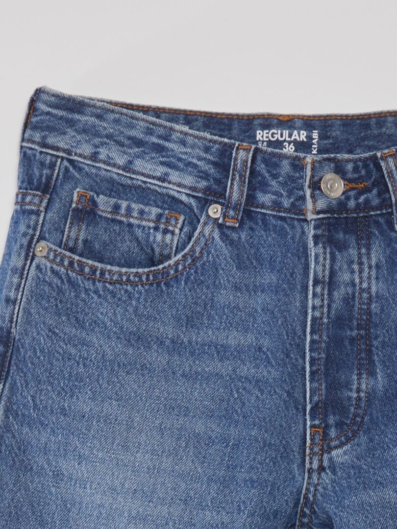 Calça jeans normal - AZUL