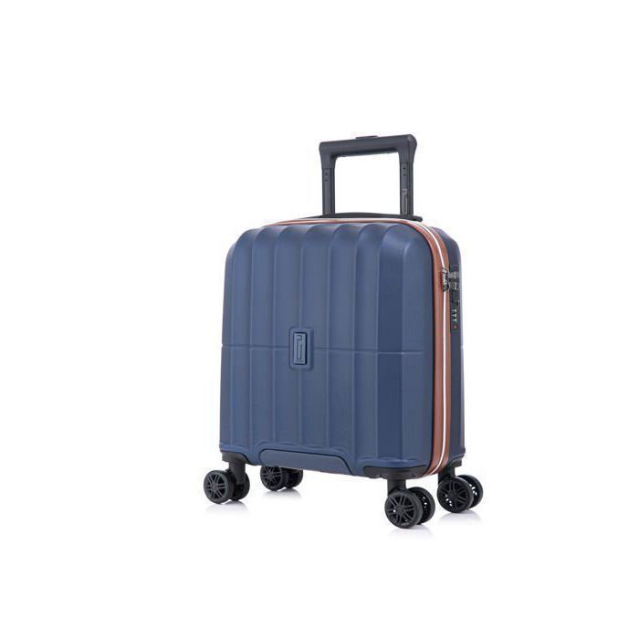 Valise Cabine - CELIMS FRANCE - Modèle 2025 Liberté - 45x36x20 cm - Cadenas à combinaison - Bleu Minuit