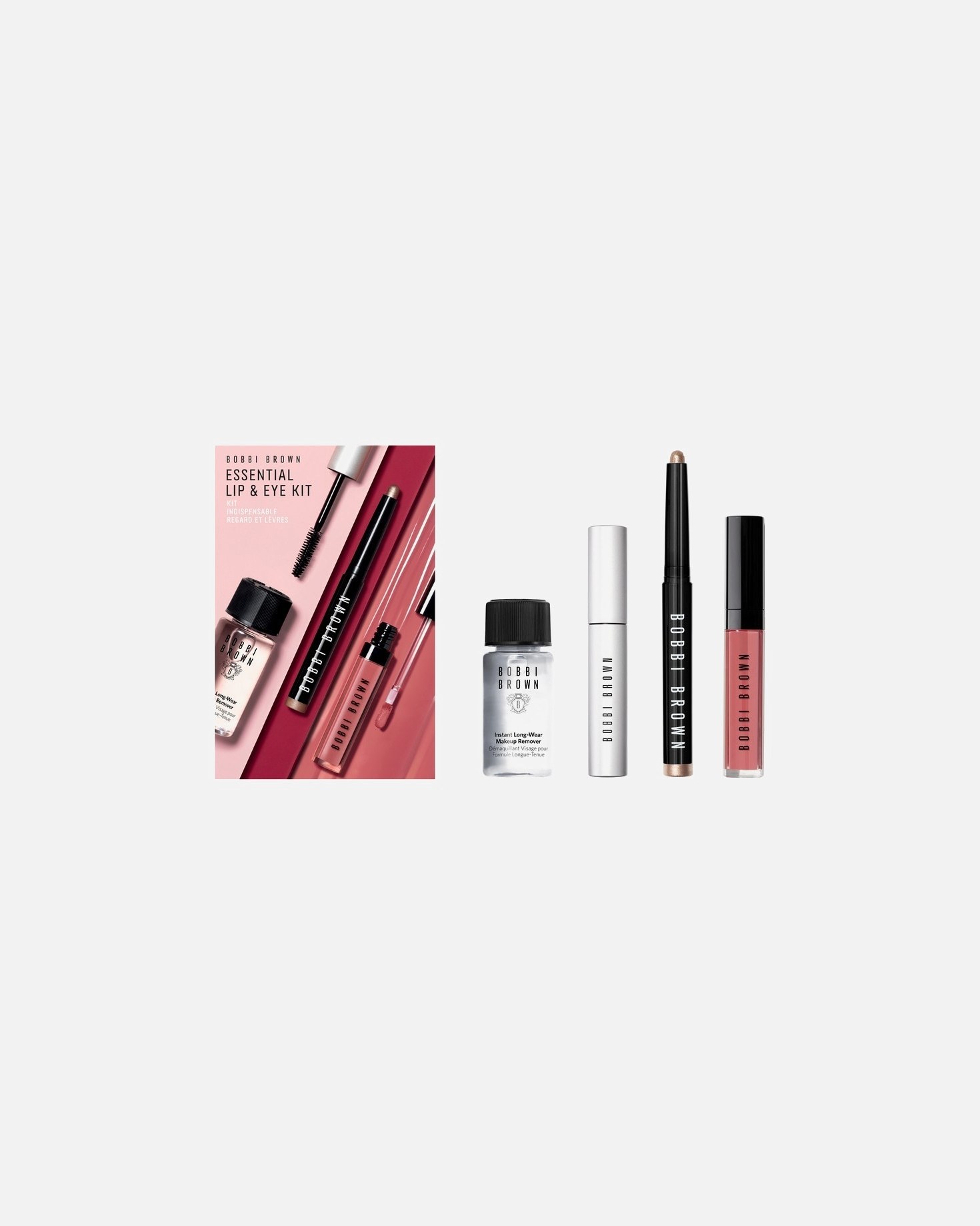 Bobbi Brown makiažo rinkinys „Essential Lip & Eye Kit“ – 1 vnt.