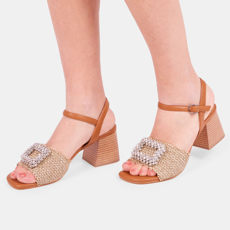 BATA Damsandal med 6 cm klack