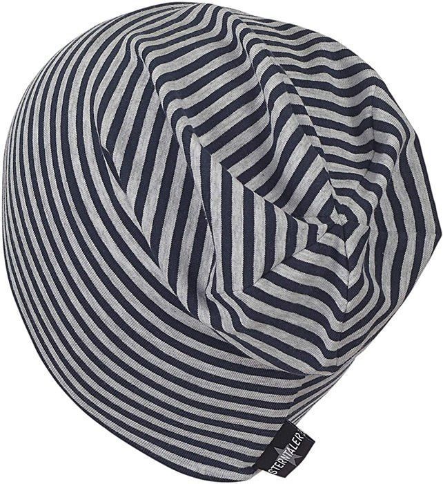 Boina infantil Sterntaler para meninos, azul, 95% algodão, 5% elastano (1521700)