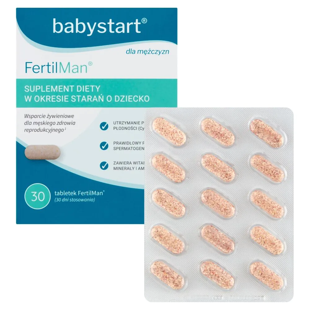 FertilMan, Preparat wspomagający płodność u mężczyzn, Tabletki