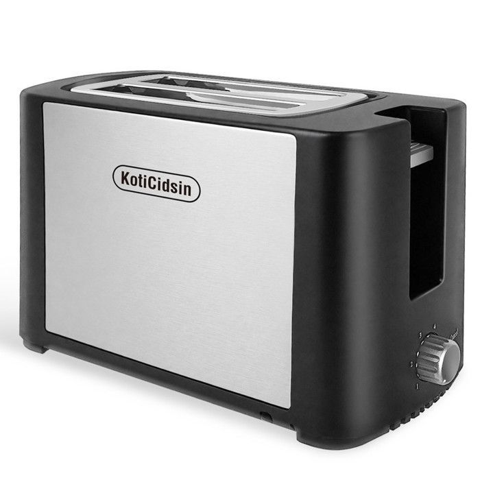 KotiCidsin Extra-Wide 2-Slice Toaster with Automatic Pop-Up, 750W