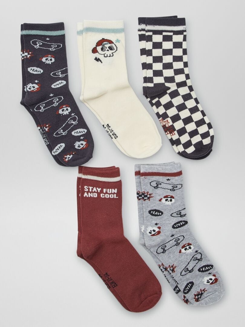 Pares de calcetines - MARRONES