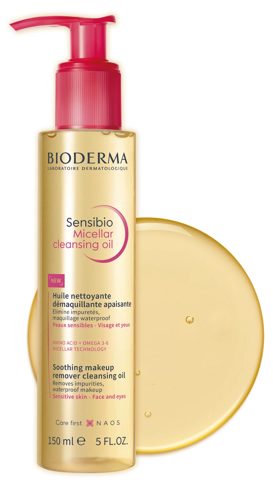 Ulei Micelar de Curățare Sensibio 150 ml - Bioderma