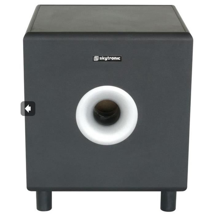 Subwoofer amplificado - SKYTRONIC - SHFS10B - 200W máx. - 25 cm - Design Bass Reflex