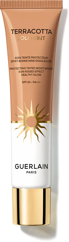 GUERLAIN Terracotta Joli Teint Hidratante com Cor Protetor e Base Iluminadora de Aparência Natural FPS 20
