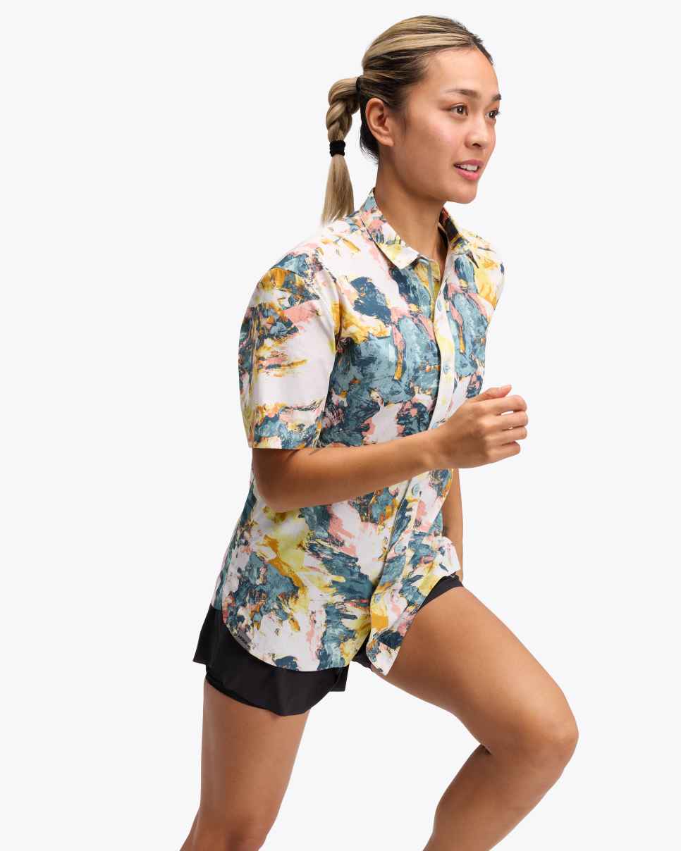 HOKA Koszulka polo SkyRun Sun Run Print