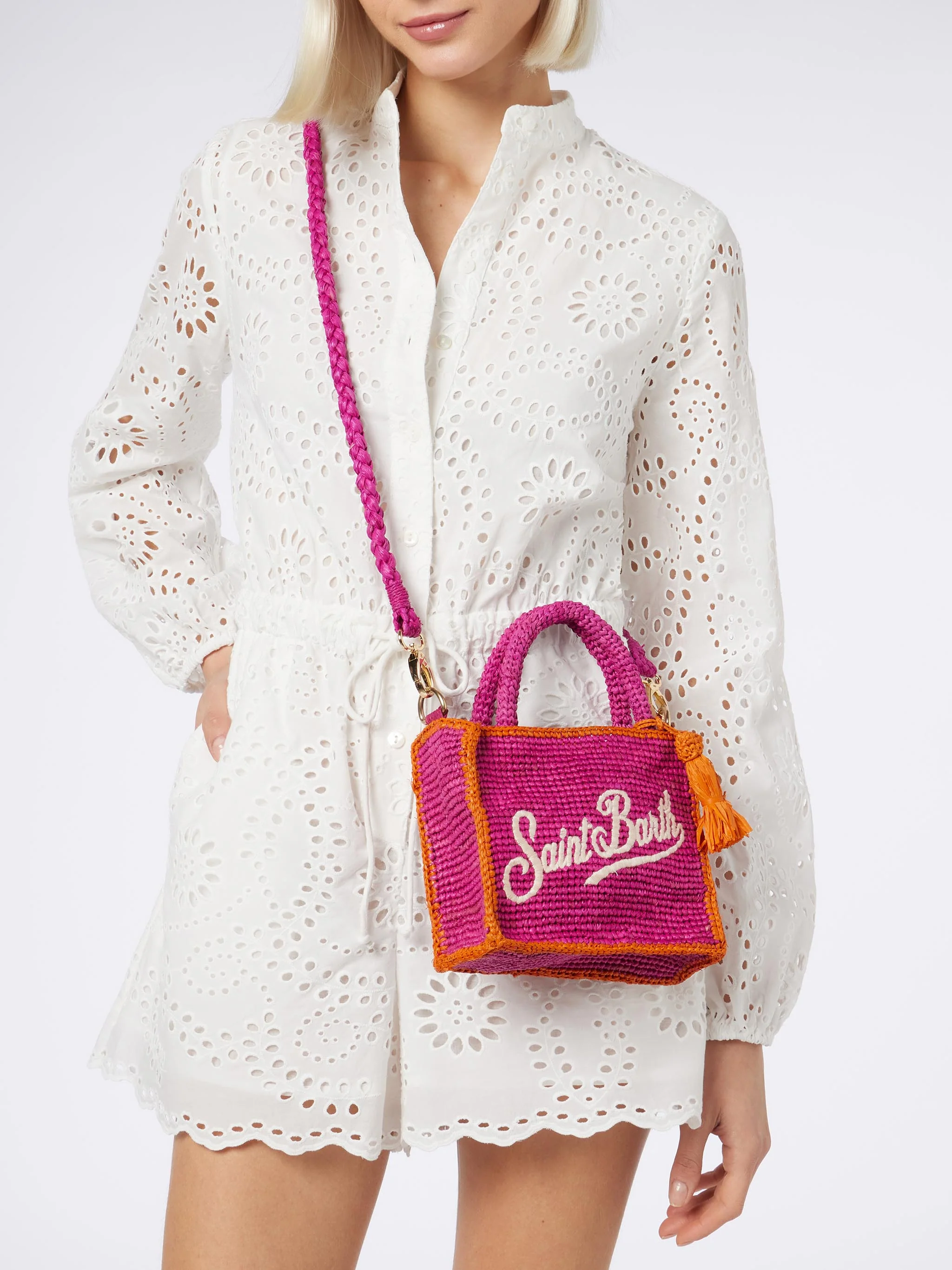 Julian White Sangallo kanten katoenen playsuit voor dames