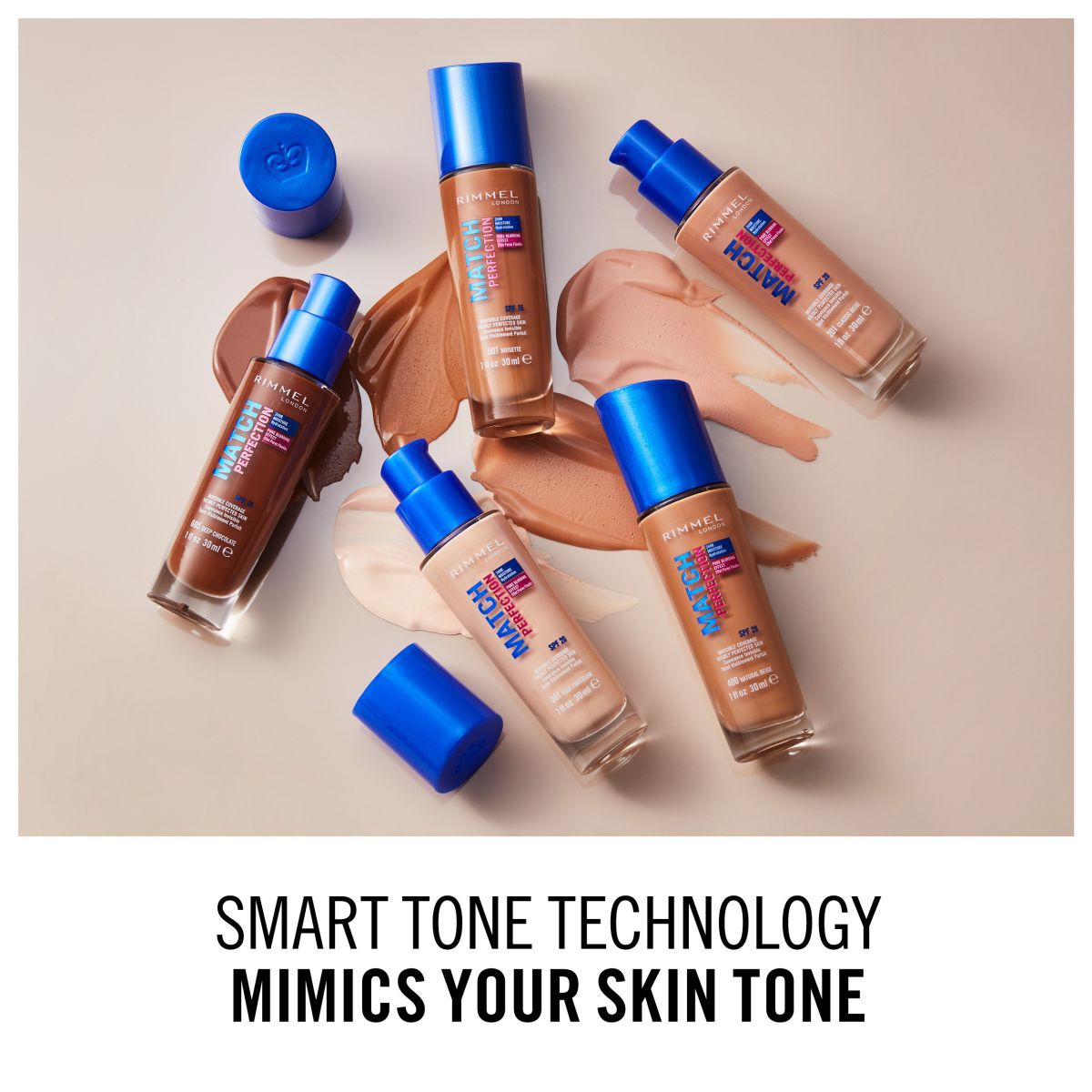 Rimmel Ivory 100 SPF20 Ansiktsfoundation 30ml Match Perfection