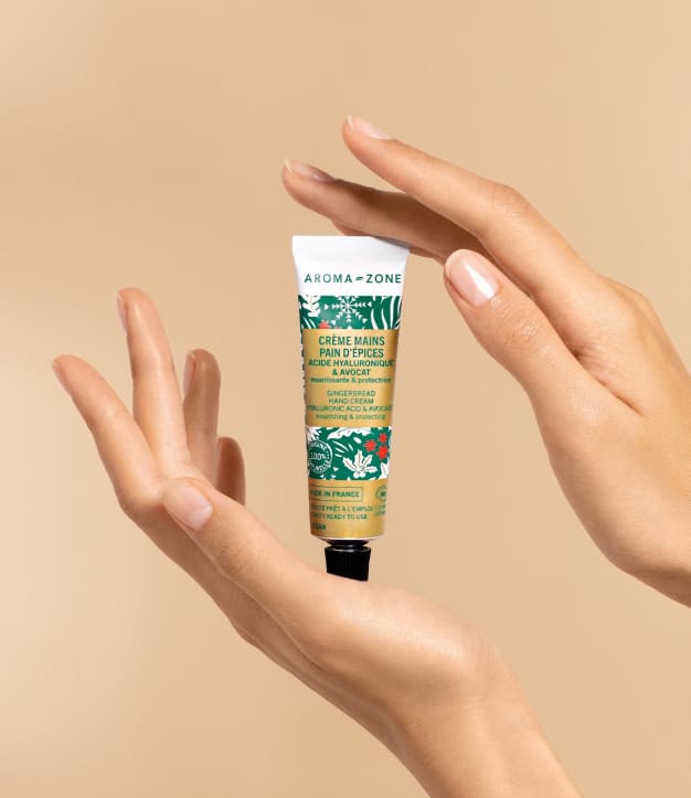 Crème mains Acide hyaluronique & Avocat Bio - Pain d'épices