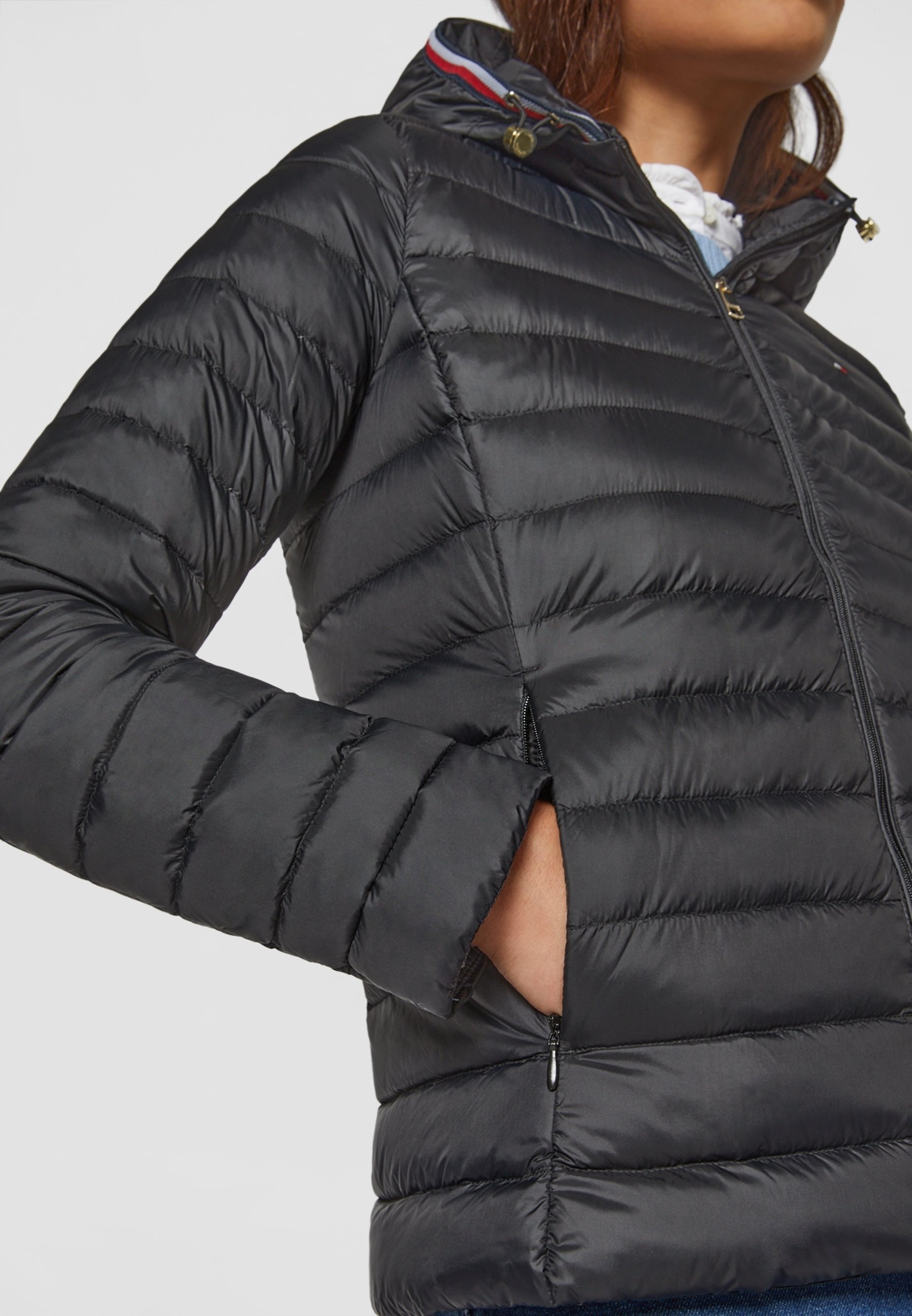Tommy Hilfiger donsjack - zwart