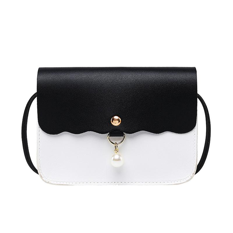 Sac bandoulière tendance pour femme, petit modèle, élégant, en cuir PU orné de perles, petit sac à main pour femme et fille