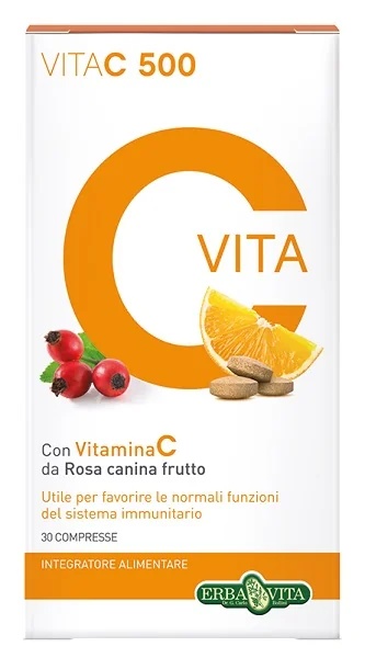 ERBA VITA Erba Vita Vita C 500 immuunsysteemsupplement 30 tabletten